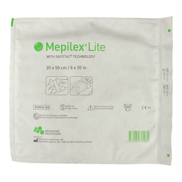 Mepilex Lite Non-Bordered Foam Dressing