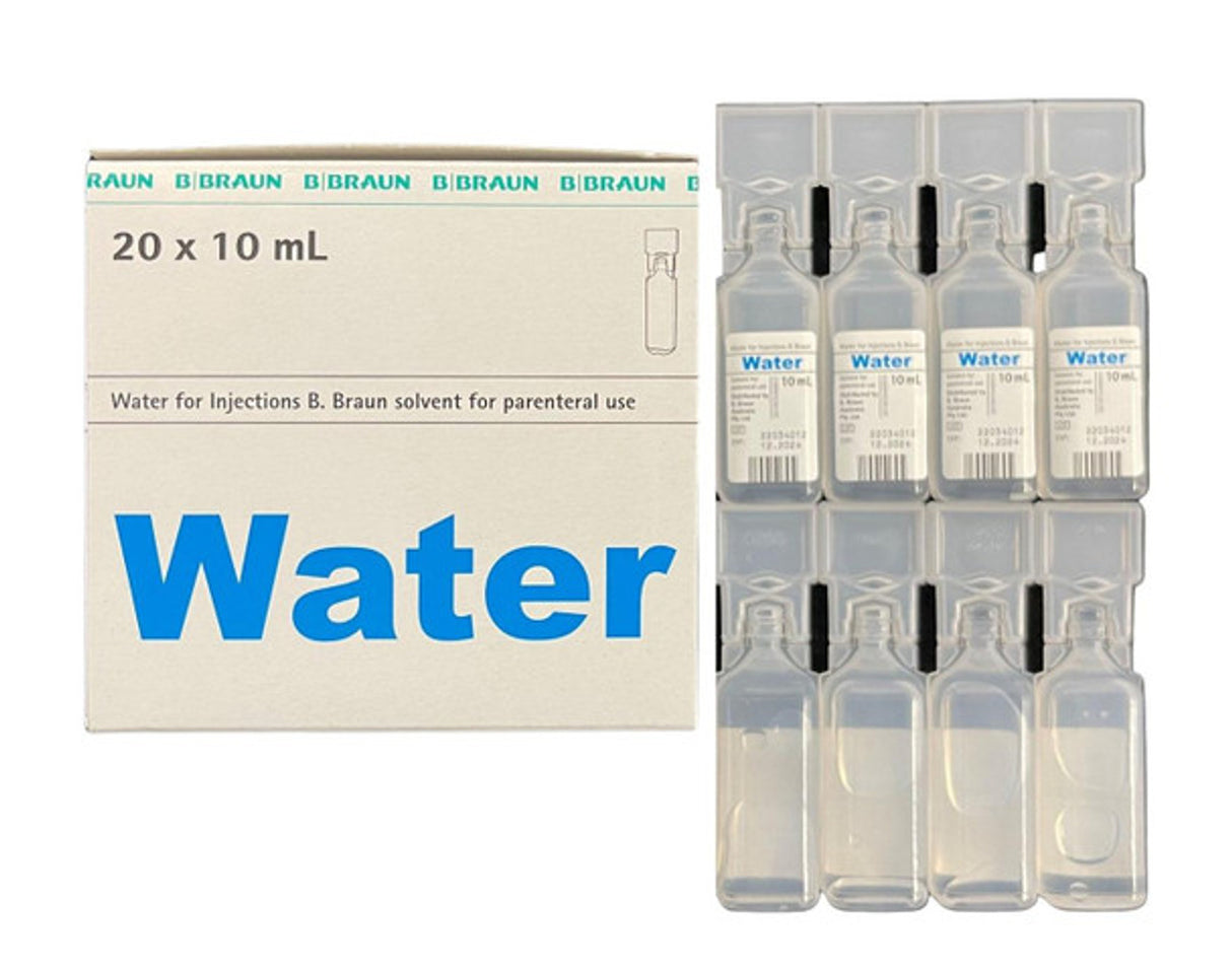 B.Braun Water For Injection Ampule - 10ml (Box of 20)